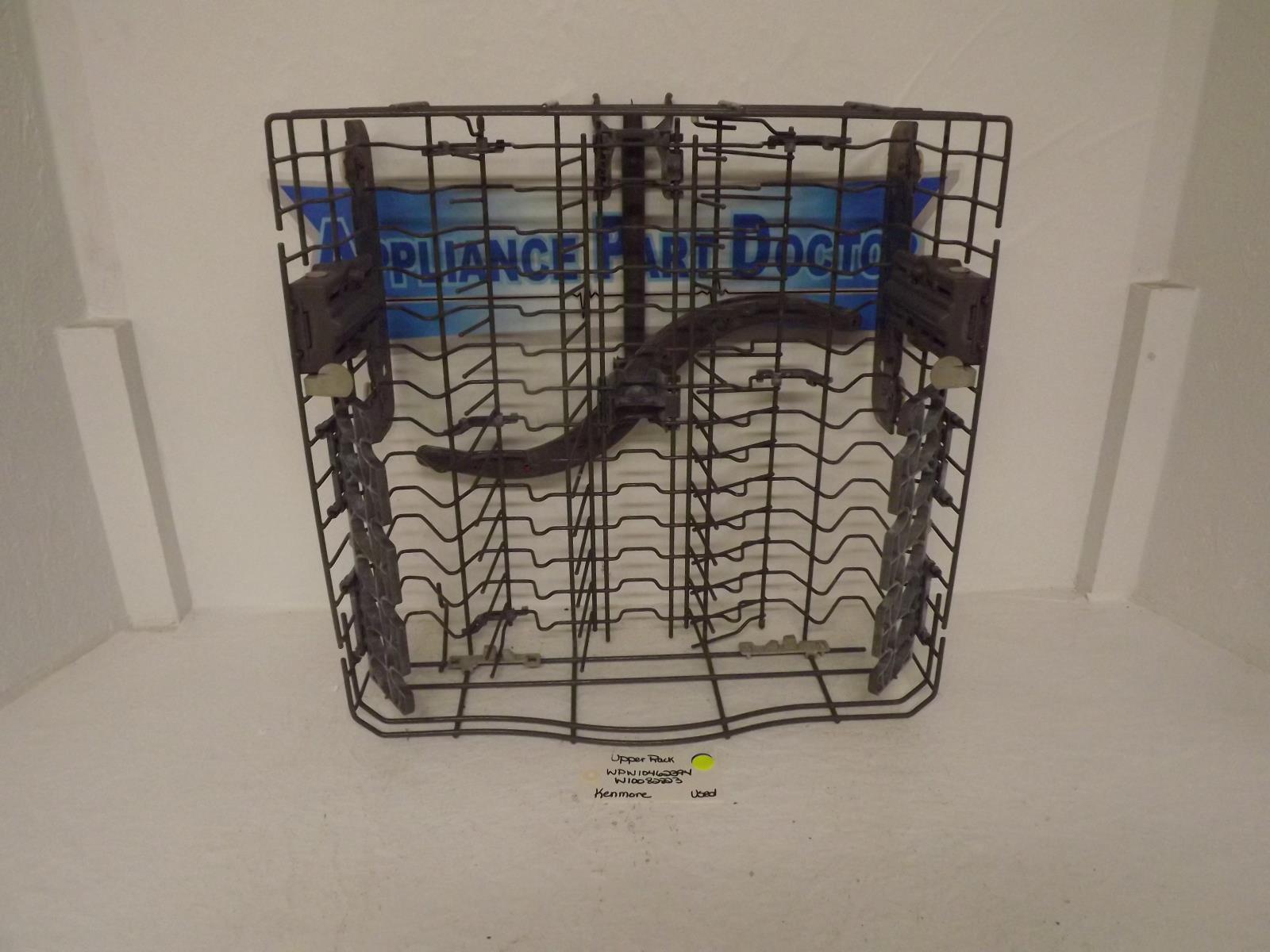 Kenmore Dishwasher WPW10462394 W10082823 Upper Rack Used Kenmore Dishwasher WPW10462394 W10082823 Upper Rack Used